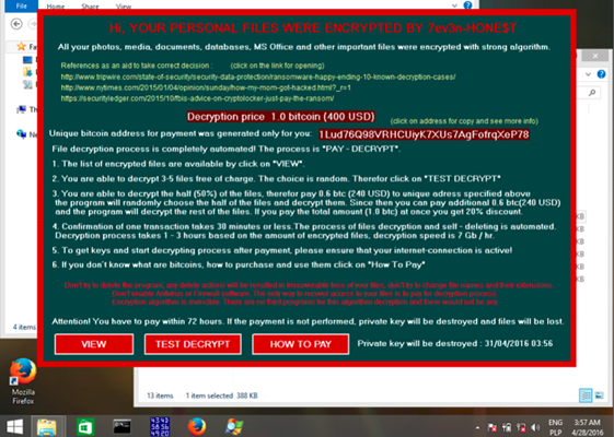 CryptXXX Data Recovery